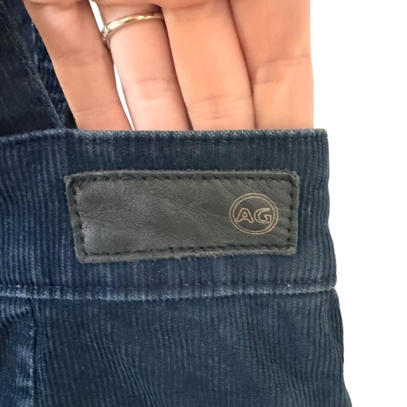 AG Adriano Goldschmied Jacs Corduroy Overall Dress in Sulfur Blue Vault Size S - Picture 9 of 12